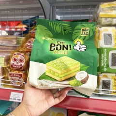 Bảng giá sỉ 1 Bịch Bánh Ăn Sáng C'est BON Phủ Mochi Cốm Dừa 137,5g - Bịch 5 Cái