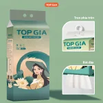 Giấy Rút Đáy Topgia Sắc Việt 4 Lớp, 1280 Tờ, Túi Treo (1 Bịch)