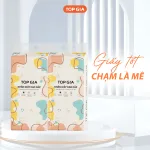 Phân phối 1 Bịch Giấy Vệ Sinh Rút Đáy Topgia Đa Sắc