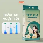 Khăn Mặt Khô Sắc Việt Topgia Hình Cô Gái, 1 Bịch 200 Tờ 150x200mm