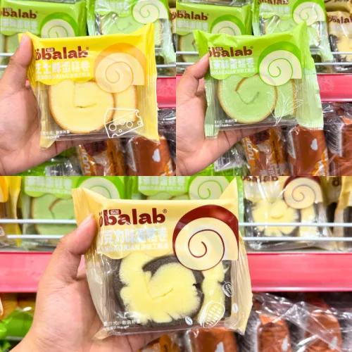 1 Cái Bánh Bông Lan Cuộn OBALAB Vị Socola/ Vị Trà Xanh/ Vị Phô Mai 60g phù hợp để tham khảo khi chọn OBALAB