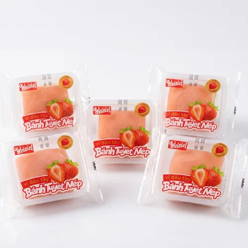1 Cái Bánh Tuyết Nếp Weisiel Vị Sữa Dâu phù hợp để tham khảo khi chọn Weisiel