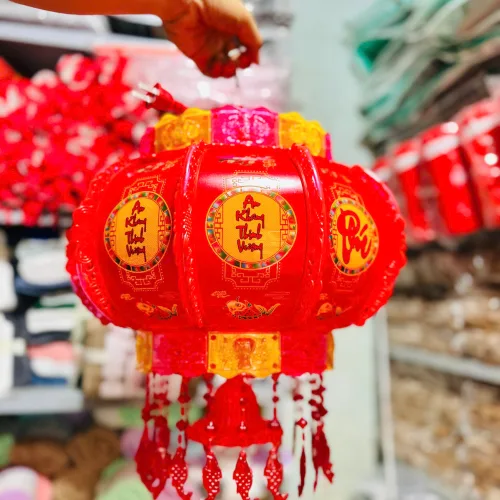 1 Cặp Lồng Đèn Điện 3D Phản Quang Con Cá(2 Cái ) - 60cm