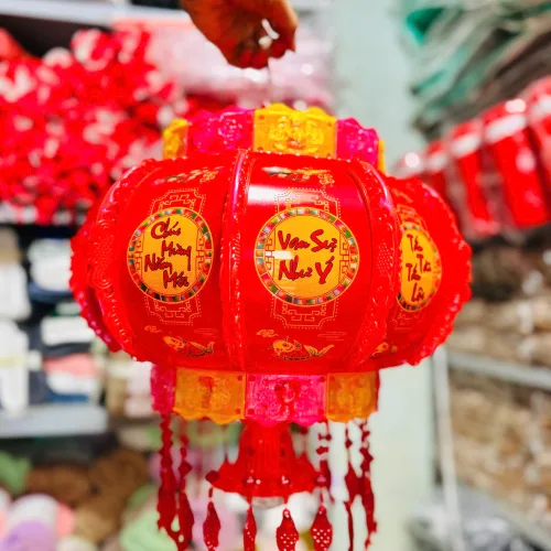 1 Cặp Lồng Đèn Điện 3D Phản Quang Con Cá ( 2 Cái ) - 80cm