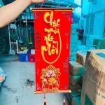 1 Dây Treo Chúc Tết Mẫu Chữ Nhật Thần Tài( Nhiều Mẫu) - Liễn Nhung