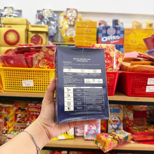 1 Hộp 3 Gói Bột Tẩy Lồng Máy Giặt Topgia (1 Hộp Có 3 Gói Nhỏ)