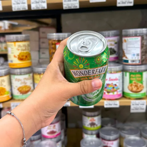 3 Lon Trà Bí Đao Wonderfarm Trao Xuân Thanh Mát 310ml/Lon