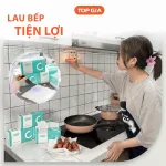Giấy ăn Topgia Chữ C, 1 túi gồm 10 gói