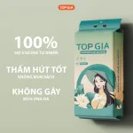 Phân phối 1 Thùng 2 Bịch Khăn Mặt Khô TOPGIA Sắc Việt