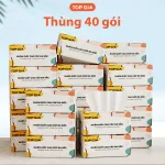 1 Thùng 20 Gói Giấy Ăn Topgia Đa Sắc