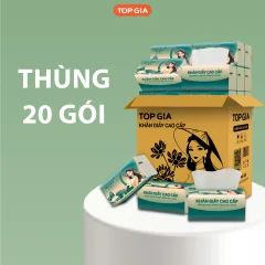 Đánh giá 1 Thùng 20 Gói Giấy Ăn Topgia Sắc Việt