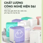 Bảng giá sỉ 1 Thùng 30 Gói Khăn Giấy Ăn 3 Màu Top Gia Loại Nhỏ