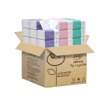 Bảng giá sỉ 1 Thùng 30 Gói Khăn Giấy Ăn 3 Màu Top Gia Loại Nhỏ