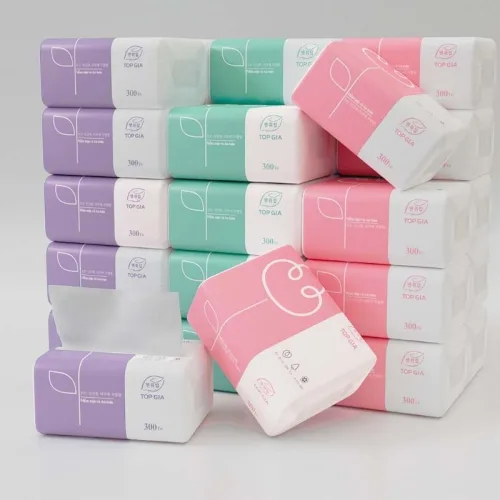 Bảng giá sỉ 1 Thùng 30 Gói Khăn Giấy Ăn 3 Màu Top Gia Loại Nhỏ