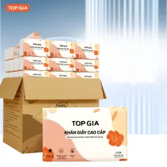 Sỉ 1 Thùng 36 Gói Giấy Ăn Topgia Sắc Hạ