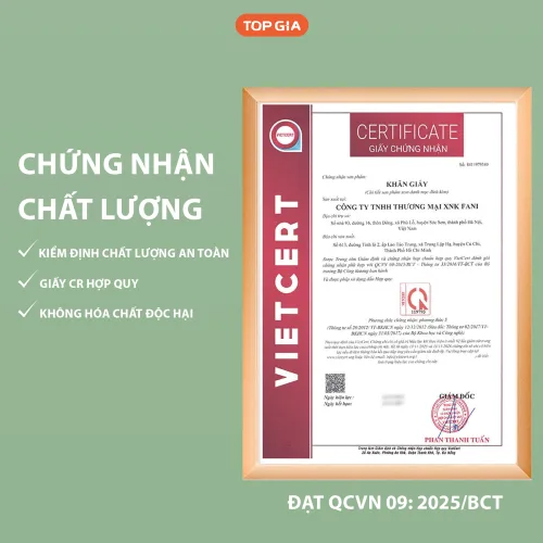 Giấy rút đáy Topgia Sắc Việt, thùng 4 bịch
