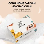 Khăn Giấy Ăn Top Gia Sắc Màu Loại Nhỏ, 1 Thùng 40 Gói