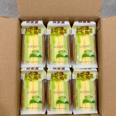 1 Thùng Bánh Bông Lan Tam Giác CHUNSANJIAO Vị Trà Xanh - Màu Xanh Lá