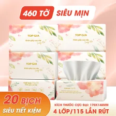 1 Thùng Giấy Ăn 20 Gói Topgia Sương Mai