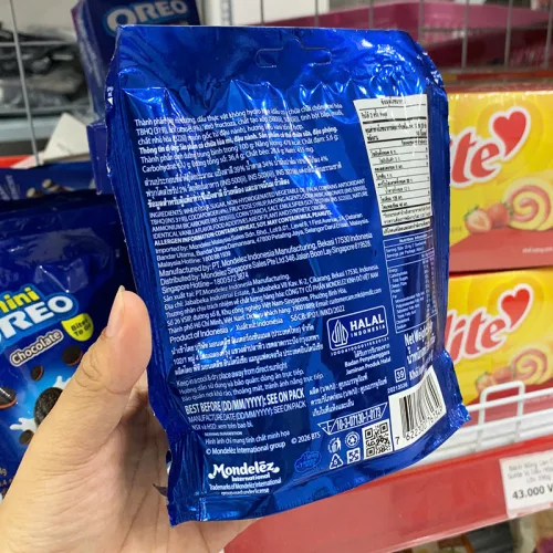 1 Túi Bánh Oreo Mini Vị Truyền Thống Gói 58.4g