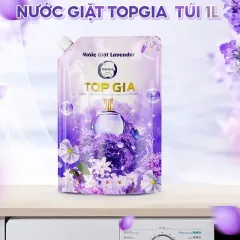 1 Túi Nước Giặt Topgia Hương Đắm Say 1 Lít - Túi Tím