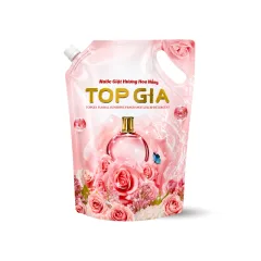 1 Túi Nước Giặt Topgia Hương Hoa Hồng 1 Lít - Túi Cam