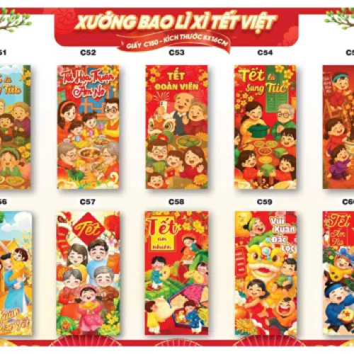 Hình ảnh 1000 Bao Lì Xì Tết 2026 Sale trong bộ sưu tập Bao lì xì Tết