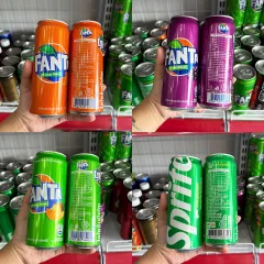 3 Lon Nước Ngọt FANTA Thái Nhiều Mùi (320ml/Lon)