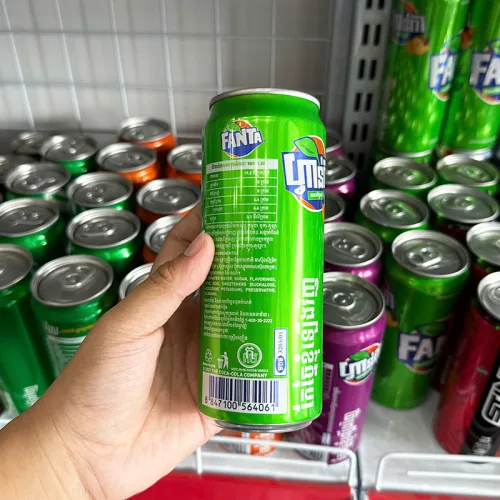 3 Lon Nước Ngọt FANTA Thái Nhiều Mùi (320ml/Lon)
