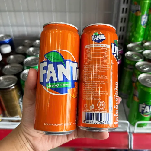 3 Lon Nước Ngọt FANTA Thái Nhiều Mùi (320ml/Lon)