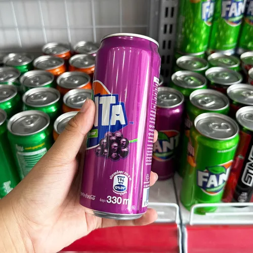 3 Lon Nước Ngọt FANTA Thái Nhiều Mùi (320ml/Lon)