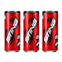 Sỉ 3 Lon Nước Ngọt Sting Hương Dâu Tây Đỏ 320ml