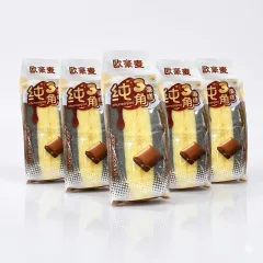 5 Cái Bánh Bông Lan Tam Giác CHUNSANJIAO Vị Socola - Màu Nâu