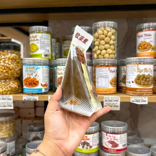 5 Cái Bánh Bông Lan Tam Giác CHUNSANJIAO Vị Socola - Màu Nâu
