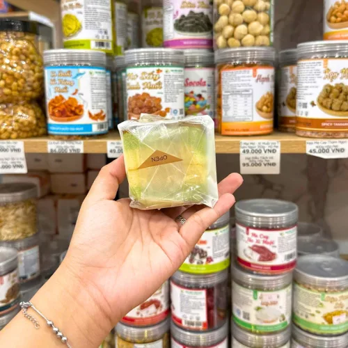 5 Cái Bánh Bông Lan Tam Giác CHUNSANJIAO Vị Trà Xanh - Màu Xanh Lá