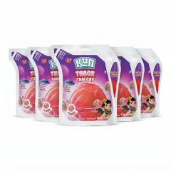 5 Túi Thạch Trái Cây KUN Vị Đào 110ml/Túi