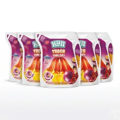 5 Túi Thạch Trái Cây KUN Vị Chanh Dây 110ml