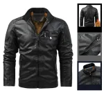 Áo Khoác Da Nam Lót Lông Cao Cấp (Có size to 3x)
