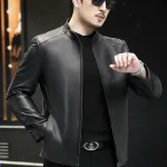 Áo Khoác Da Nam Lót Lông Cao Cấp (Có size to 3x)
