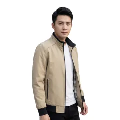 Áo Khoác Dù Nam Cổ Trụ - Áo Khoác Cổ Trụ Trơn Form Đứng Mặc Đẹp Có Big Size
