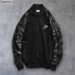 Áo Khoác Nam Bomber Phối Tay Lính