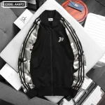 Áo Khoác Nam Bomber Phối Tay Lính