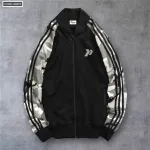Áo Khoác Nam Bomber Phối Tay Lính