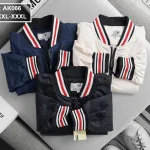 Áo Khoác Nam Dù 2 Lớp Bomber Phối Sọc