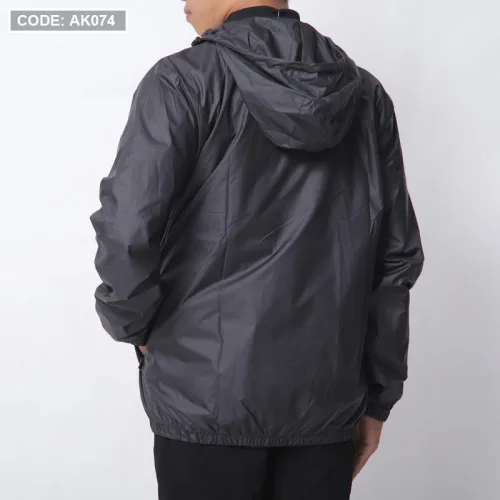 Áo Khoác Nam Dù 2 Lớp Có Nón Logo Rurumen
