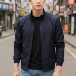 Áo Khoác Nam Rurumen Chất Dù 2 Lớp Kiểu Trơn Cổ Đứng Cao Cấp (Có Size 3x)