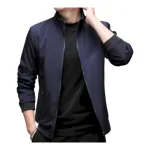 Áo Khoác Nam Rurumen Chất Dù 2 Lớp Kiểu Trơn Cổ Đứng Cao Cấp (Có Size 3x)