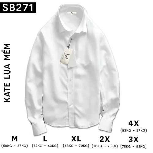 Áo Sơ Mi Nam Tay Dài Công Sở (Có size 4x)
