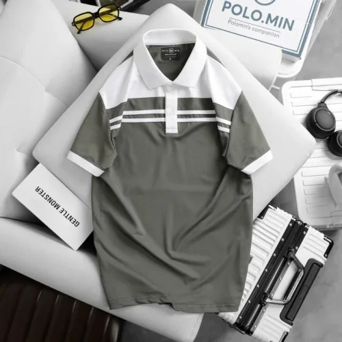 Áo Thun Cổ Bẻ Phối 2 Sọc Trước Ngực Độc Đáo Cao Cấp (Có Size 3XL)