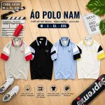 Áo Thun Nam Cá Sấu Polo Tay Ngắn Phối